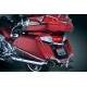 GL1800 Chrome L.E.D. Saddlebag Accent Swoops with Red Lenses