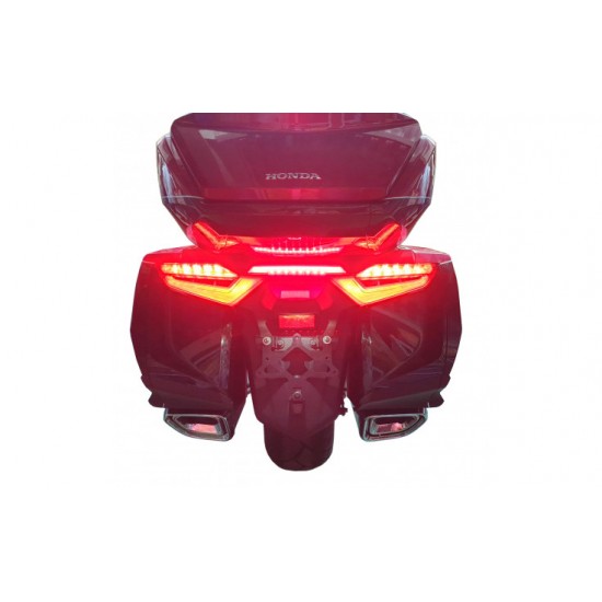 GL1800 2018-21 Central Taillight Trim w/Red Lens Running & Brake Light.