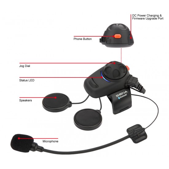 Sena SMH5 Motorcycle Bluetooth Intercom System